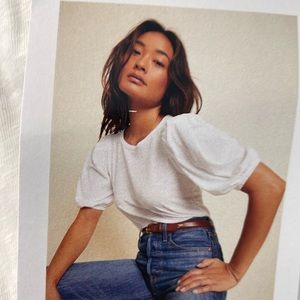 National LTD white tee